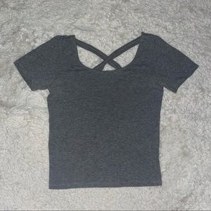 Gray Aeropostale Top
